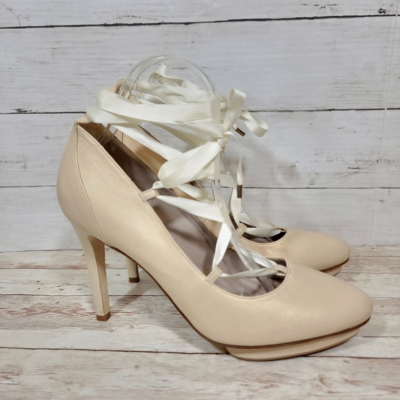 Roccamore Vanessa lace-up platform heels - Picture 15 of 16